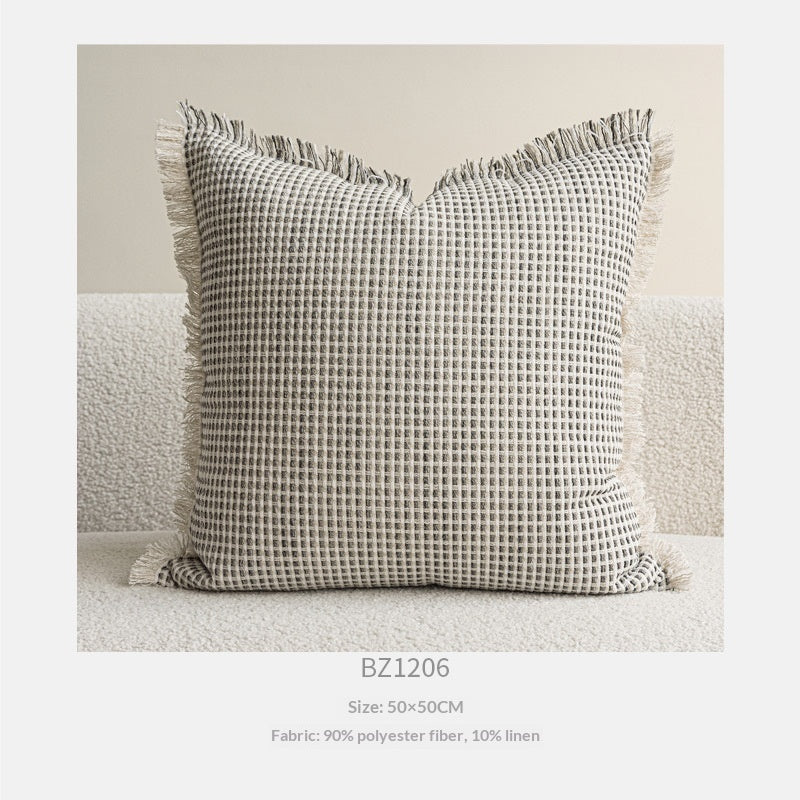 Sandstone Geometric Cushion Cover – view 6