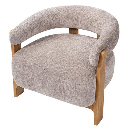 Boucle Barrel Accent Chair – view 5