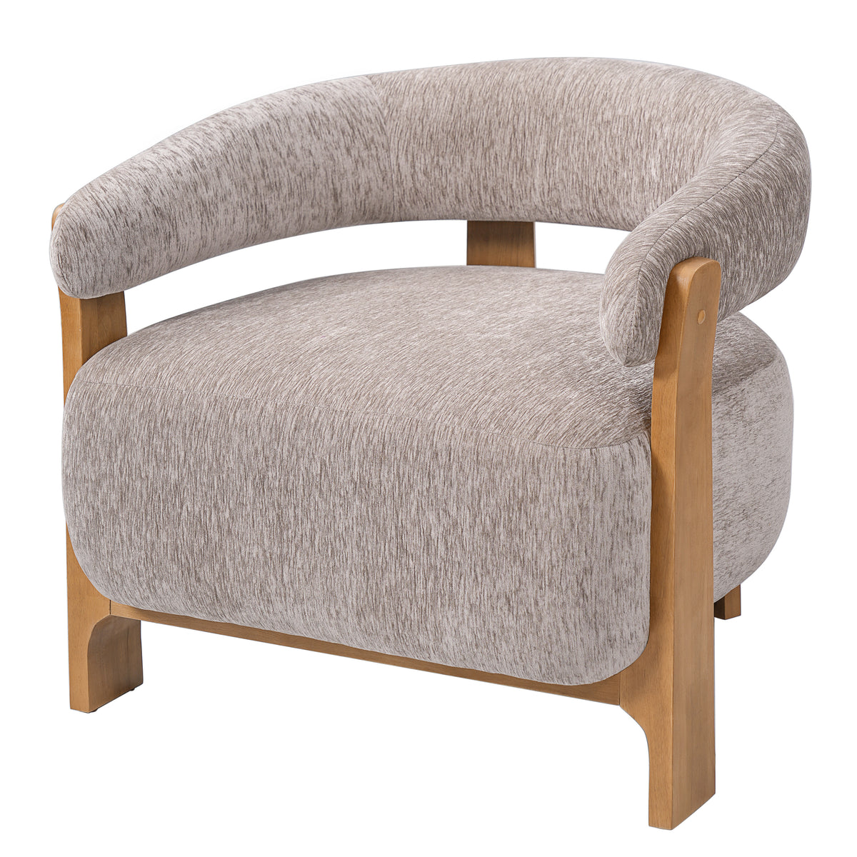 Boucle Barrel Accent Chair – view 8