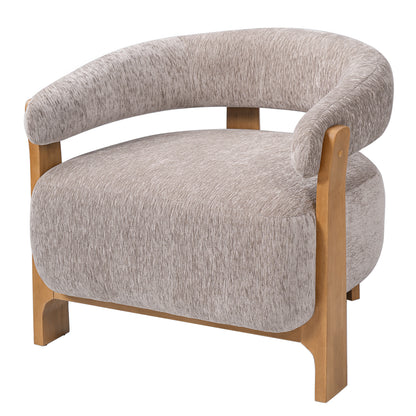 Boucle Barrel Accent Chair – view 8