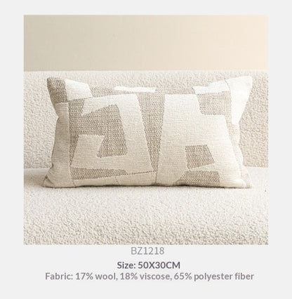 Sandstone Geometric Cushion Cover – view 8