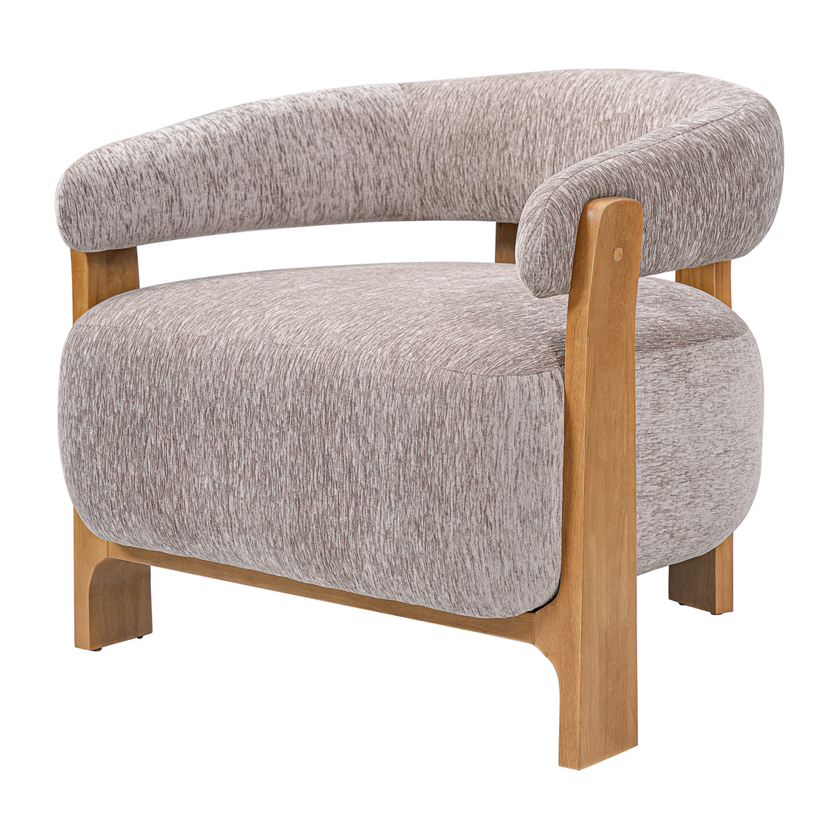 Boucle Barrel Accent Chair – view 9