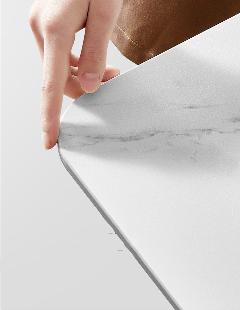 Italian Minimalist Stone Plate Dining Table 