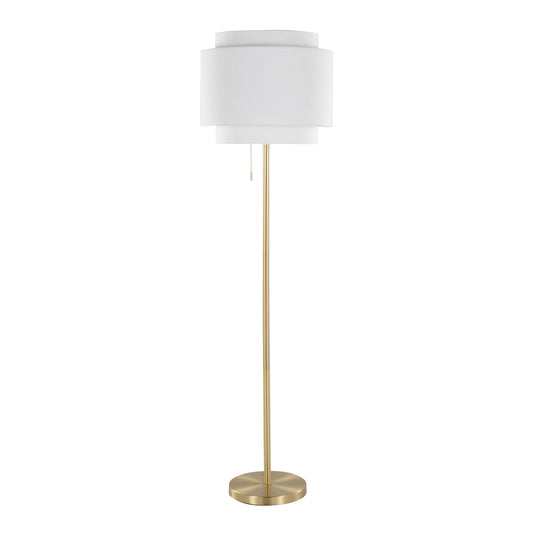 Aurelle Linen Floor Lamp