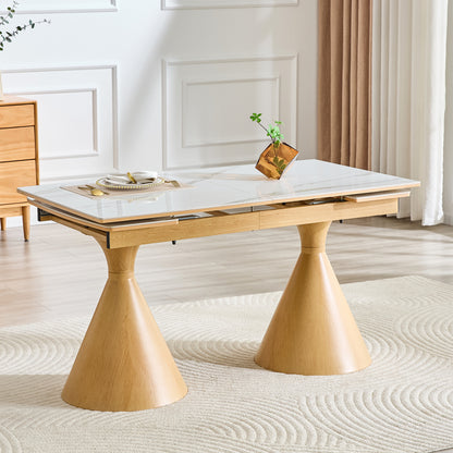 Extendable Stone-Top Dining