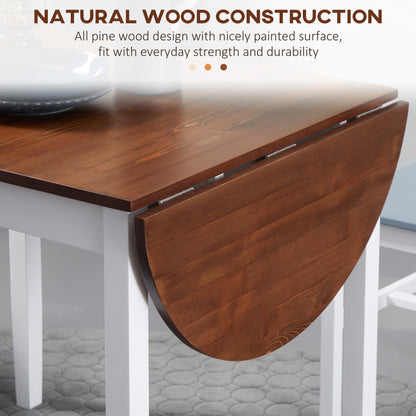 drop leaf dining table and chairs
