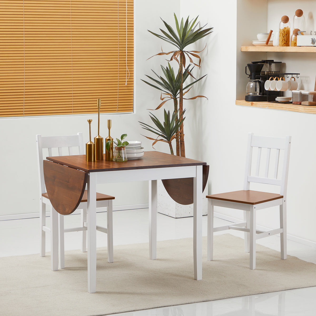 drop leaf dining table and chairs