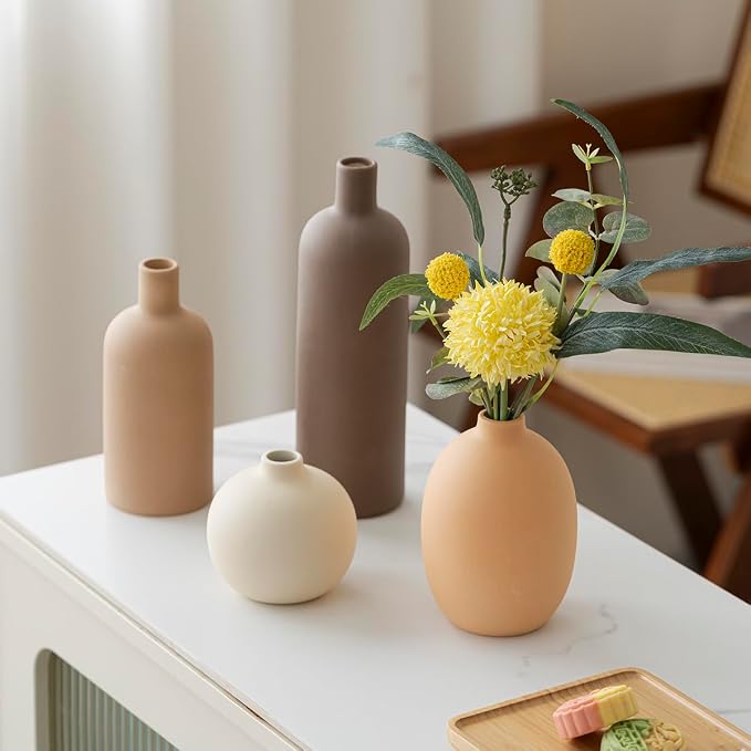Terra Stoneware Vase Collection, Set of 4 – view 3
