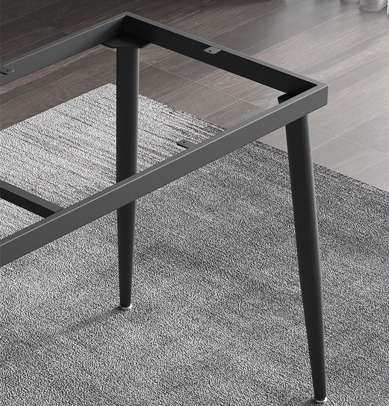Italian Minimalist Stone Plate Dining Table 