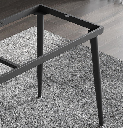 Italian Minimalist Stone Plate Dining Table 