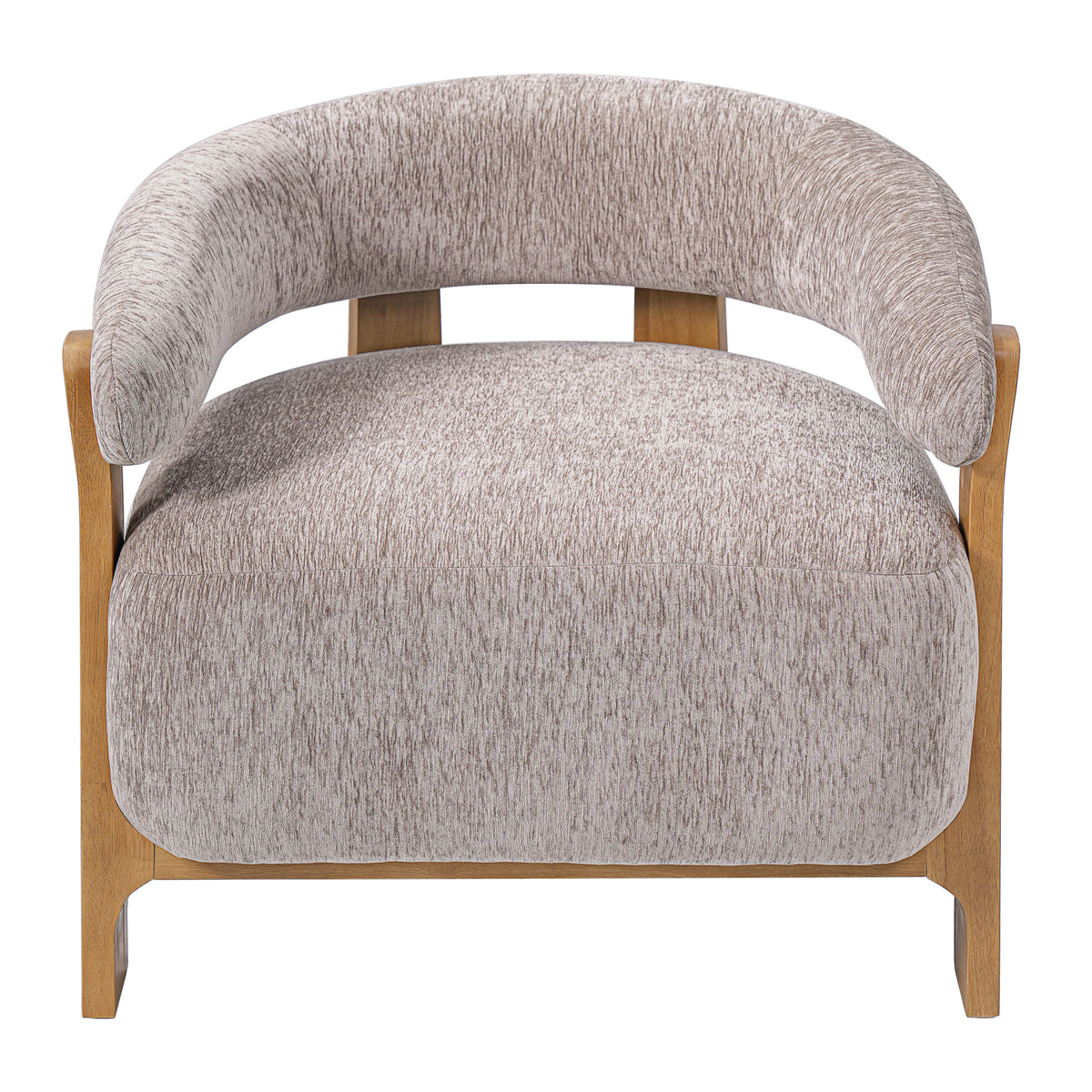Boucle Barrel Accent Chair – view 3