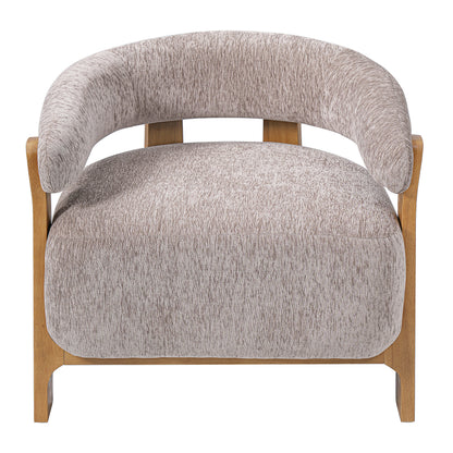 Boucle Barrel Accent Chair – view 3