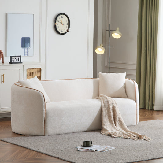 Arc Curved Boucle Sofa